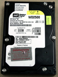 Case 354553 damaged drive
