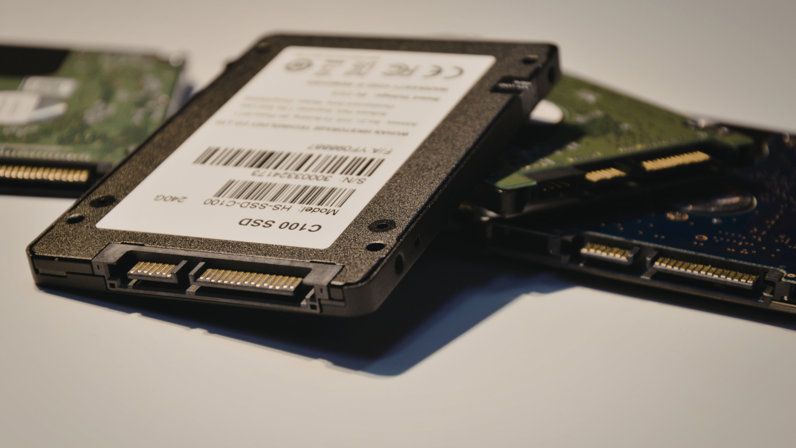 Hard drive recovery in progress at WeRecoverData clean room facility